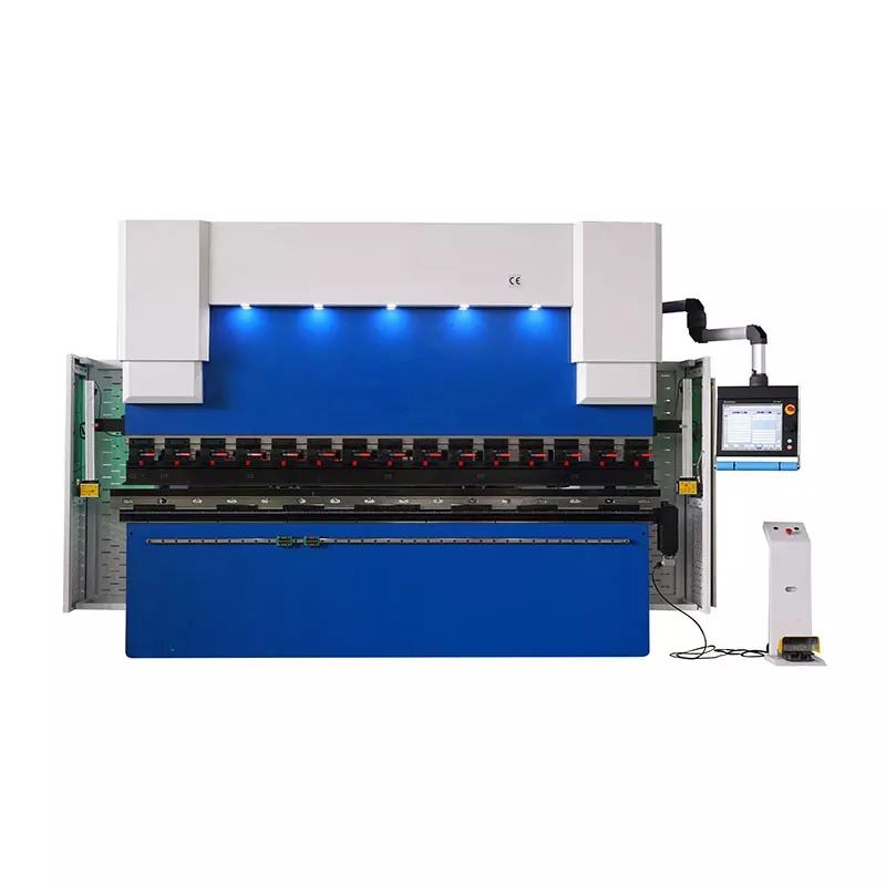 Máquina de freno de prensa hidráulica CNC síncrona electrohidráulica de 9 eixes con DA66T