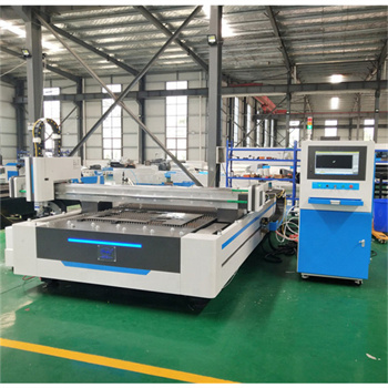 Provedor de fábrica de placas de corte con láser de fibra de 1,5 kw e máquina de corte de tubos