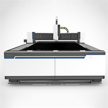 Máquina de corte con láser óptico de fibra de aceiro de carbono de mesa 1530 a estrear máquina de corte de placas metálicas e tubos con rotativa