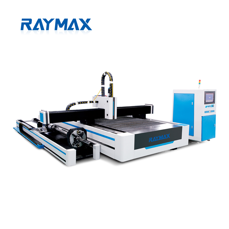 Máquina de corte con láser de fibra CNC para placas e tubos